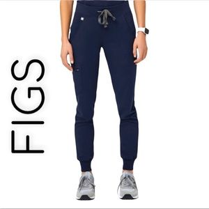 COPY - FIGS ZAMORA TECHNICAL COLLECTION NAVY BLUE JOGGER SCRUB PANTS SIZE MEDIU…